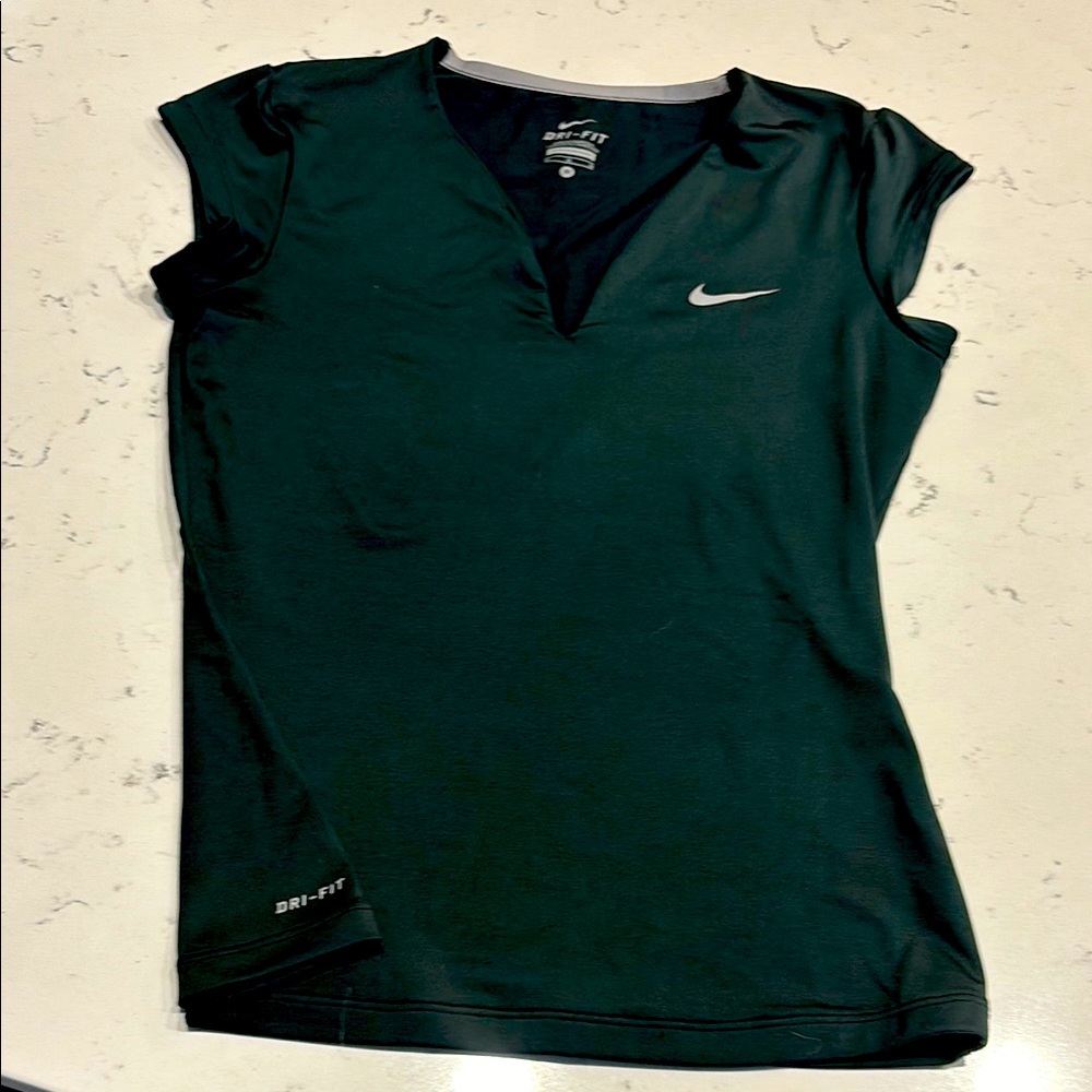 Nike Women's DARK EVERGREEN Dri-FIT Top